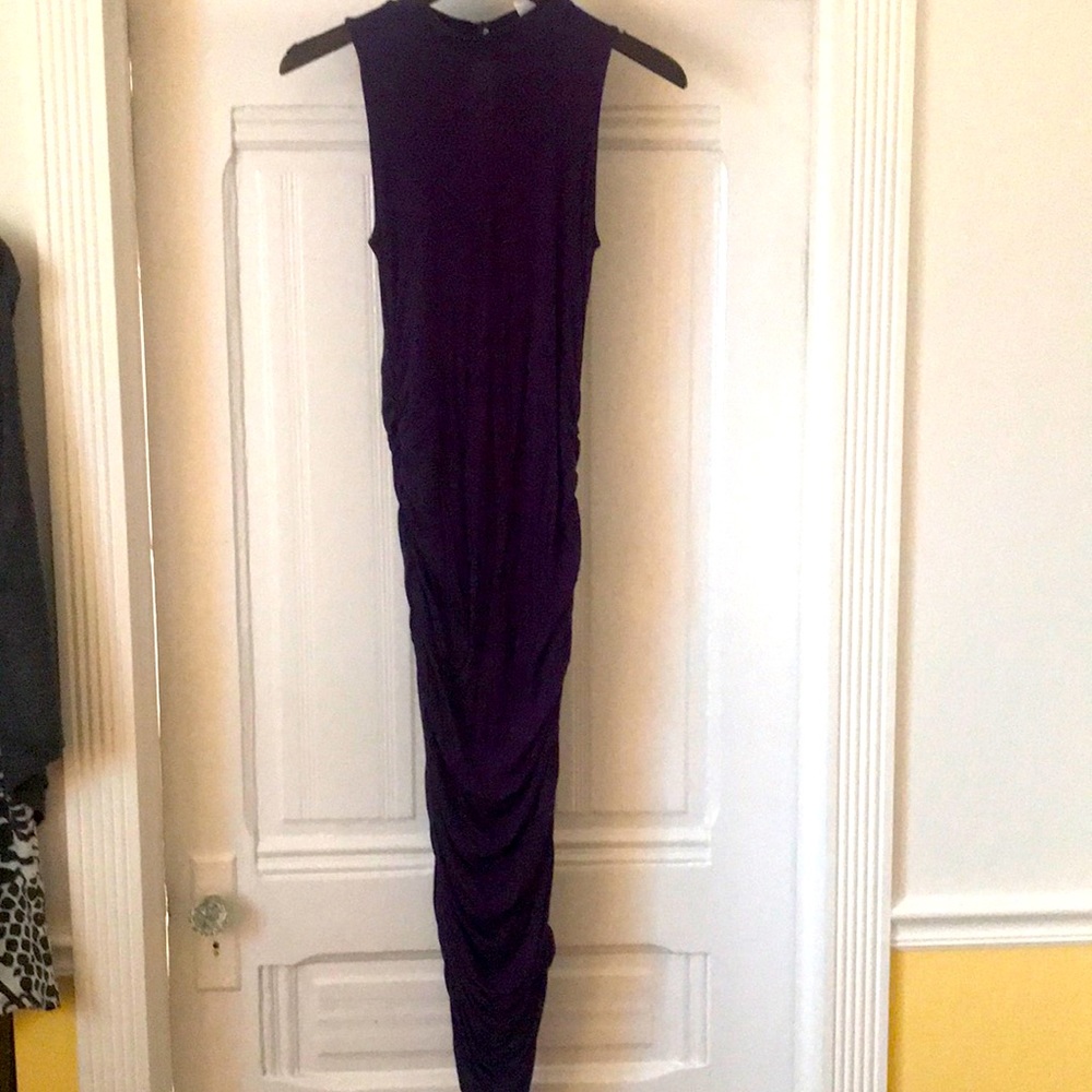 Venus stretch knit maxi dress